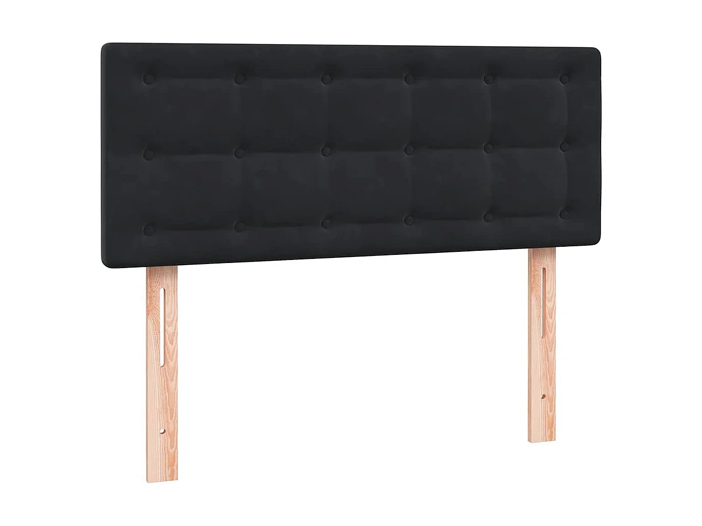 Cama com molas/colchão 120x210 cm veludo preto