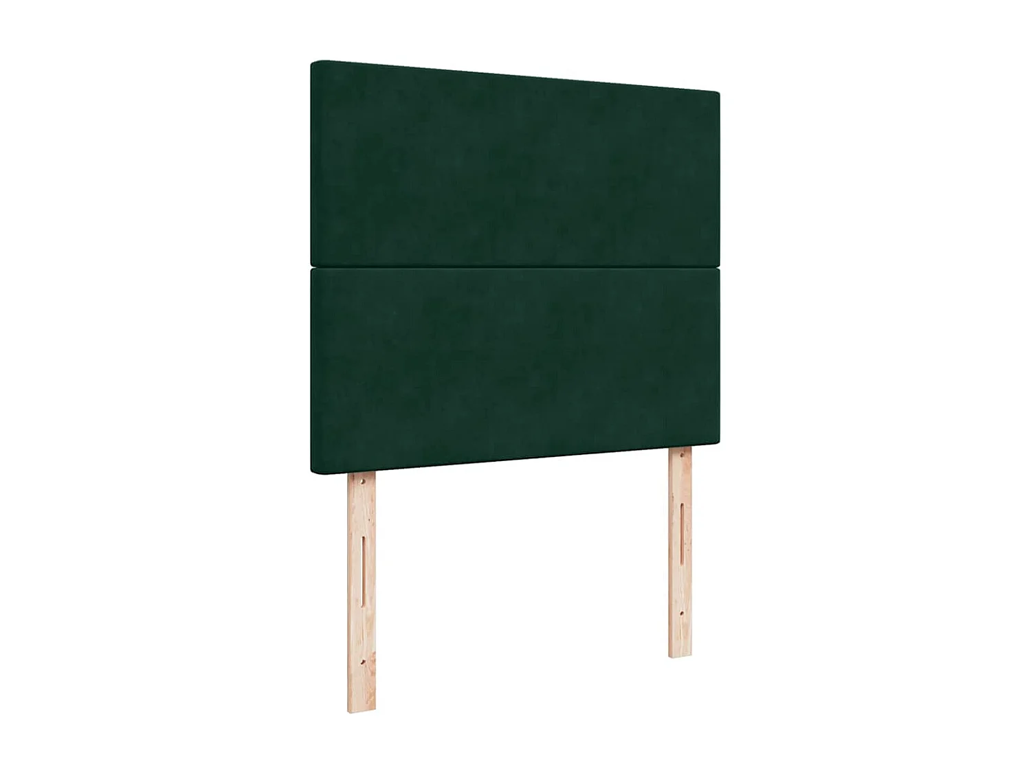 Cama box spring con colchón terciopelo verde oscuro 120x200 cm