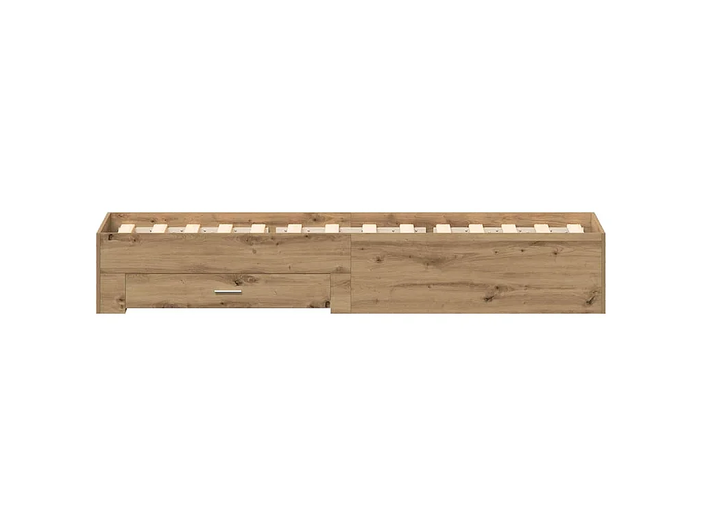 Struttura del letto Rovere artigianale 100 x 200 cm