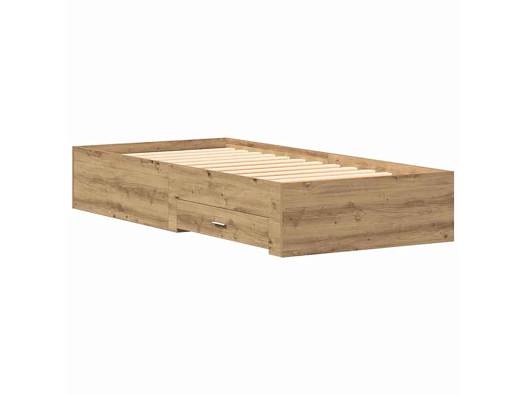 Struttura del letto Rovere artigianale 100 x 200 cm