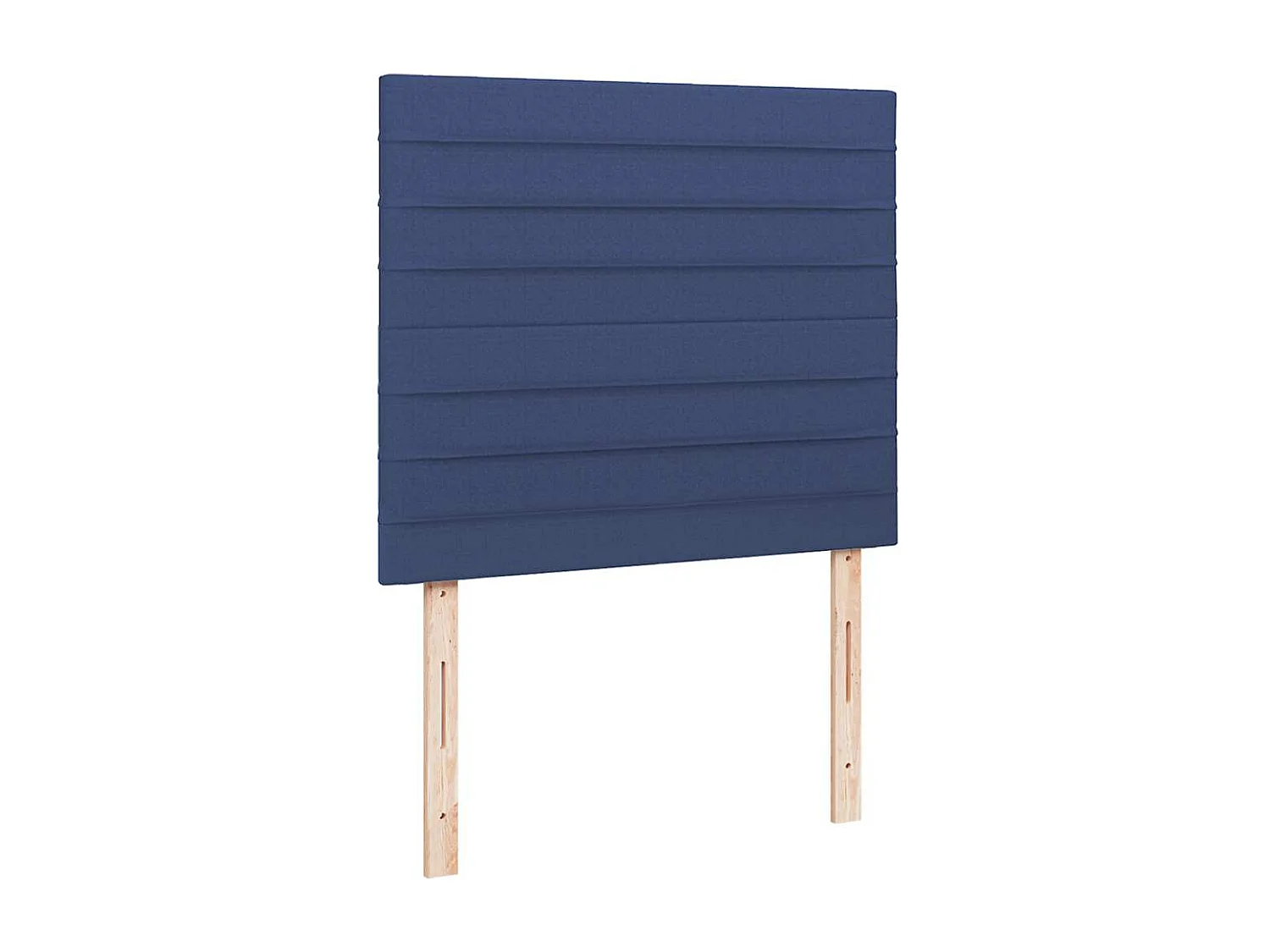 Letto a Molle con Materasso e LED Blu 120x190 cm in Tessuto