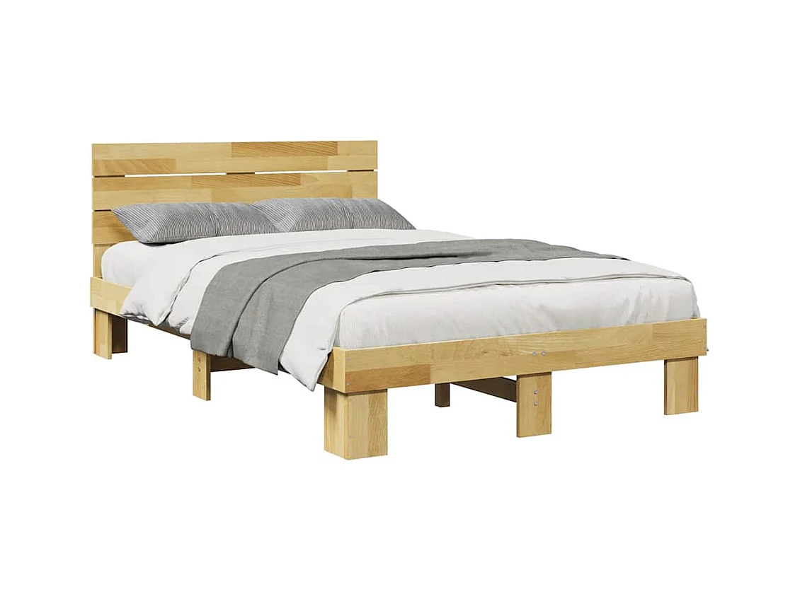 Cadre de lit avec tête de lit sans matelas 120x190 cm