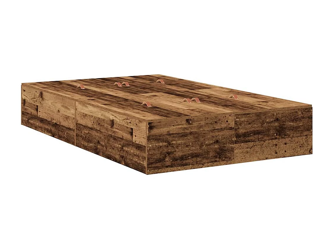 Cama con almacenamiento Madera Vieja 120 x 190 cm