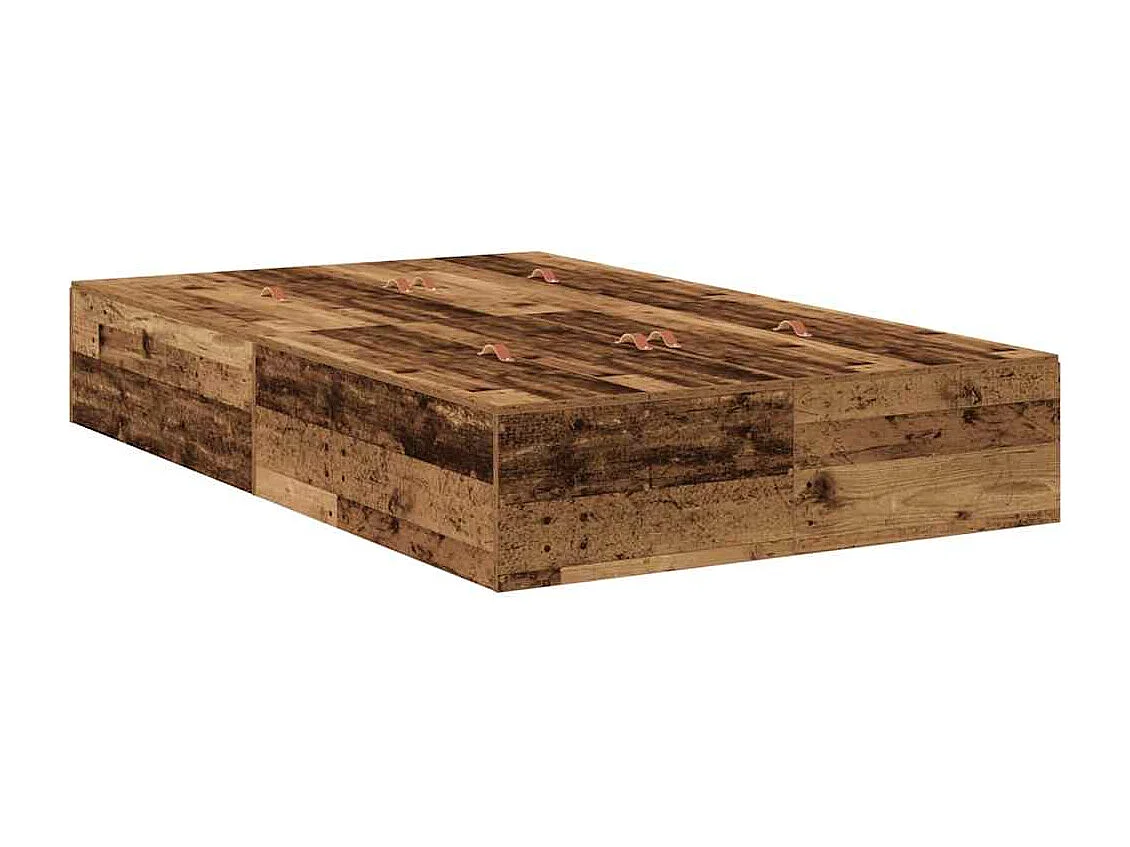 Cama con almacenamiento Madera Vieja 120 x 190 cm