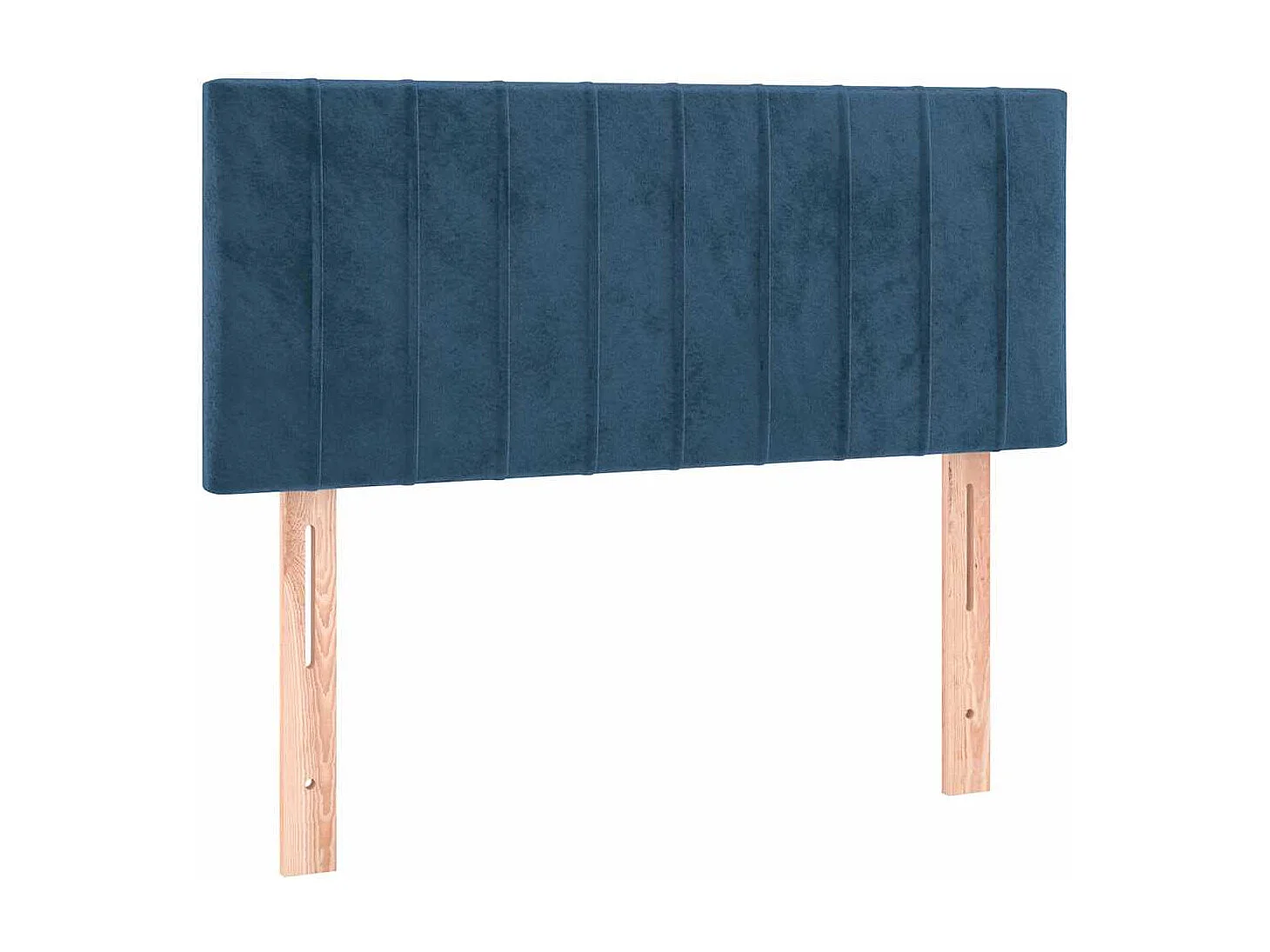 Sommier à lattes de lit avec matelas LED bleu foncé 120x190 cm