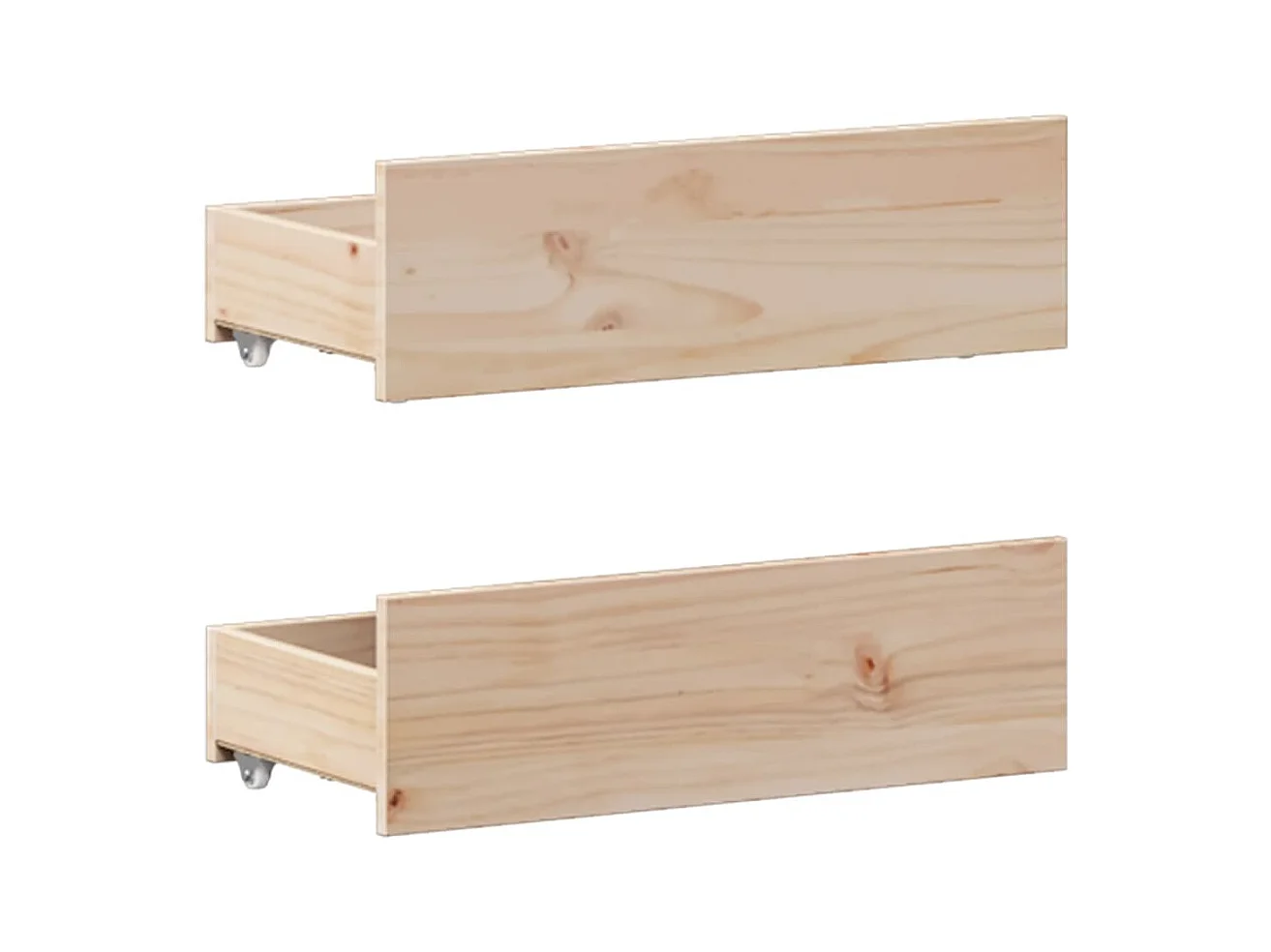 Cadre de lit sans matelas avec tête de lit 120x200 cm bois pin