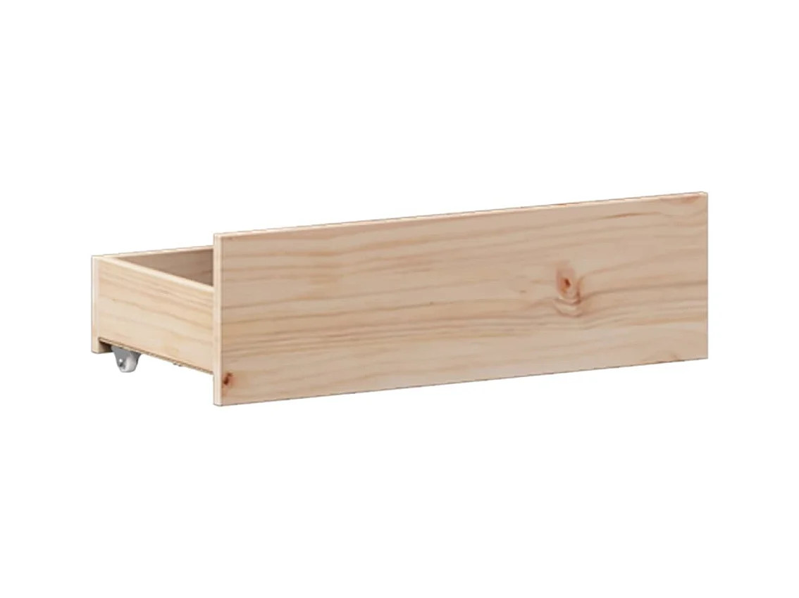 Cadre de lit sans matelas avec tête de lit 120x200 cm bois pin