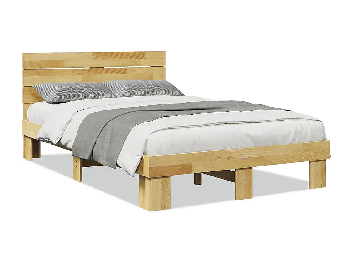 Cadre de lit avec tête de lit sans matelas 120x200 cm