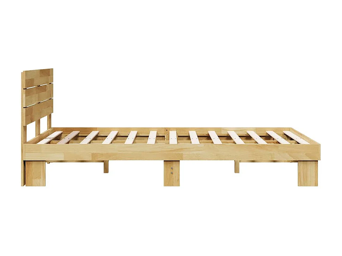 Cadre de lit avec tête de lit sans matelas 120x200 cm