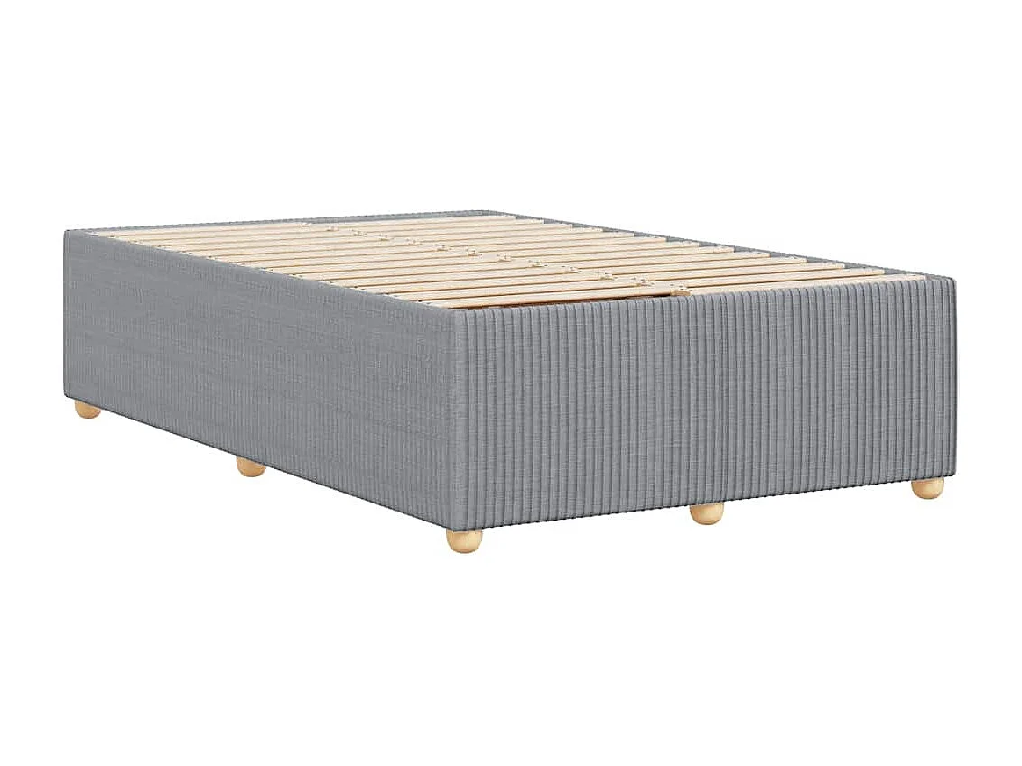 Bedframe zonder matras 120x200 cm stof lichtgrijs
