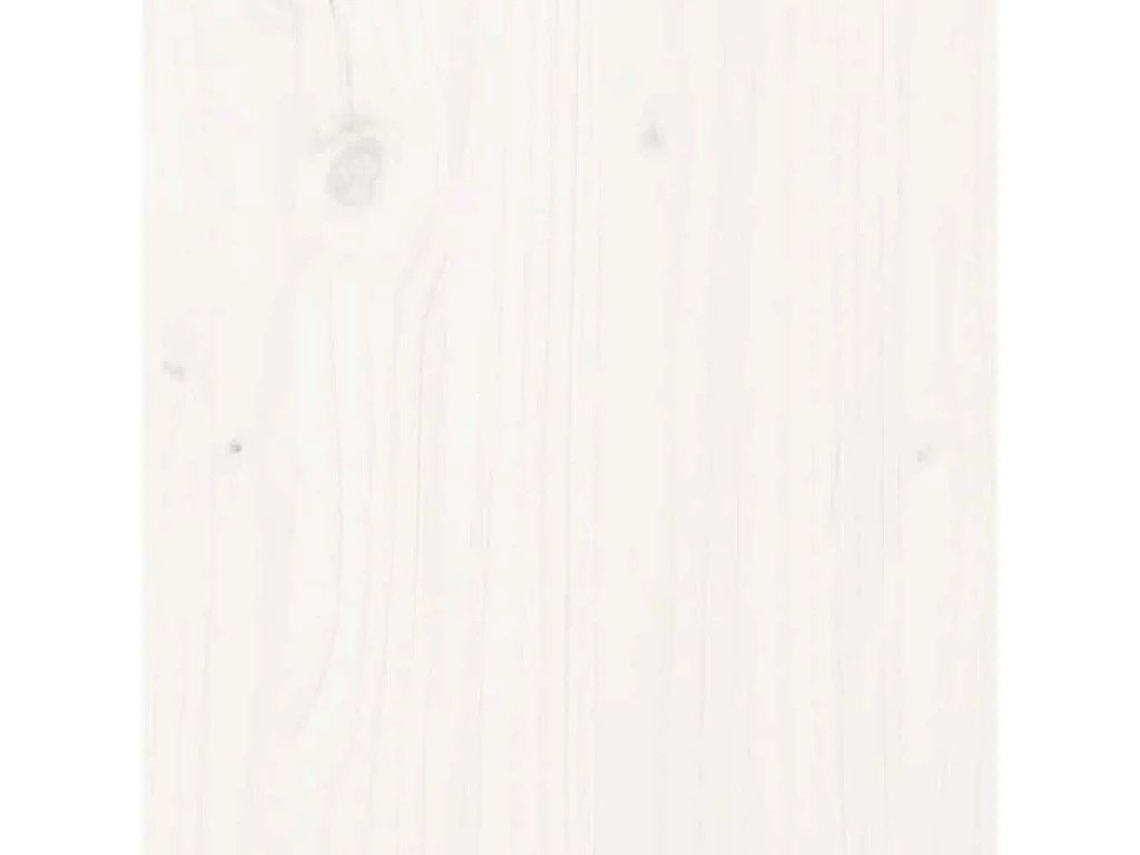 Cadre de lit sans matelas blanc 120x190 cm bois de pin massif
