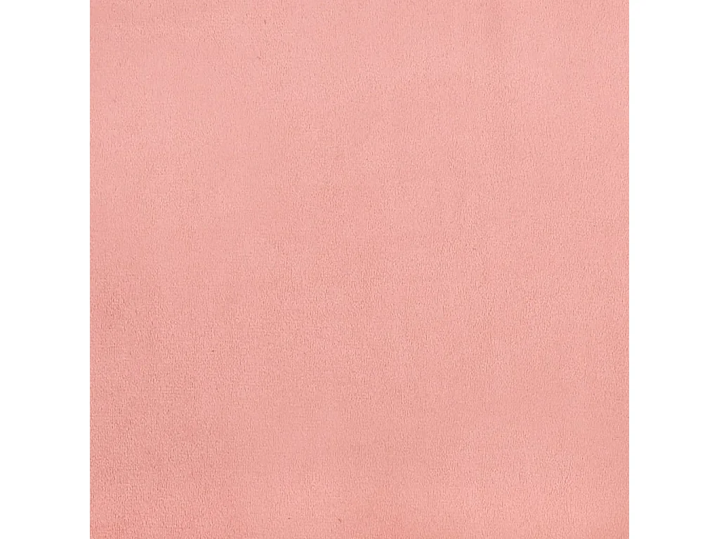 Cadre de lit sans matelas rose 120x190 cm velours