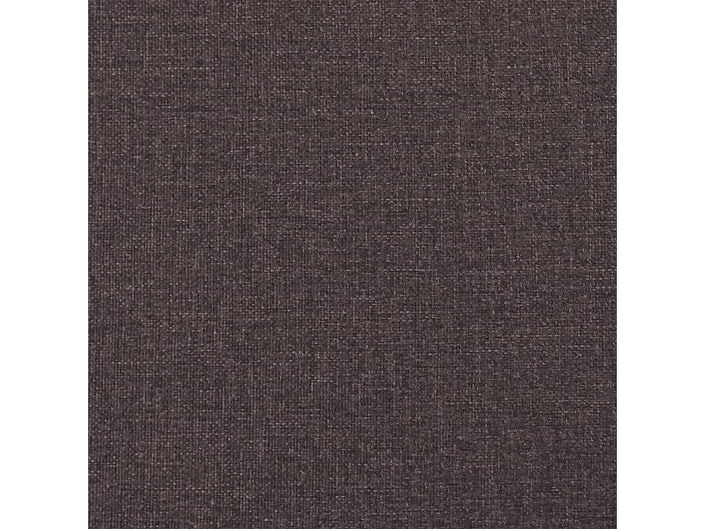 Bettgestell ohne Matratze Dunkelbraun 120x190 cm Stoff