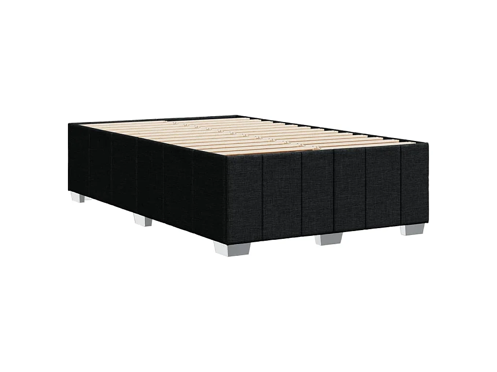 Bedframe zonder matras 120x190 cm stof zwart