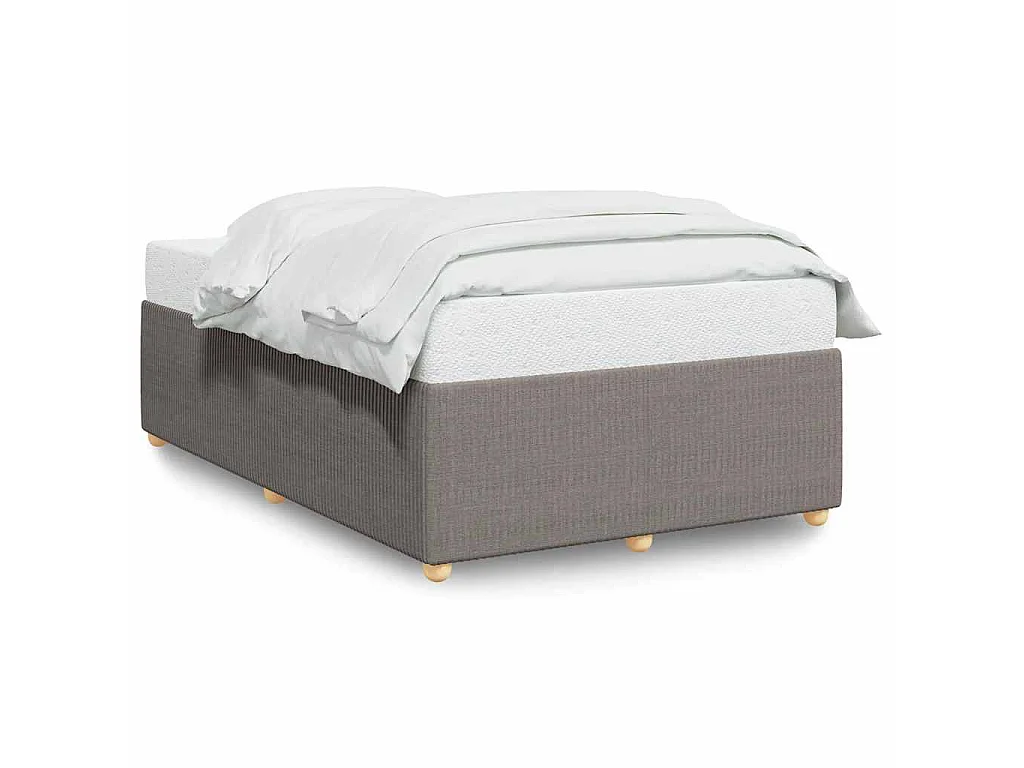 Bedframe zonder matras 120x200 cm stof taupe