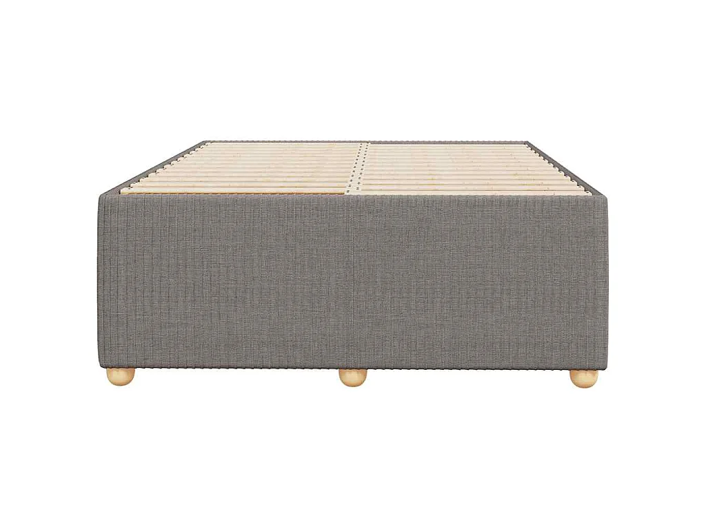 Bedframe zonder matras 120x200 cm stof taupe