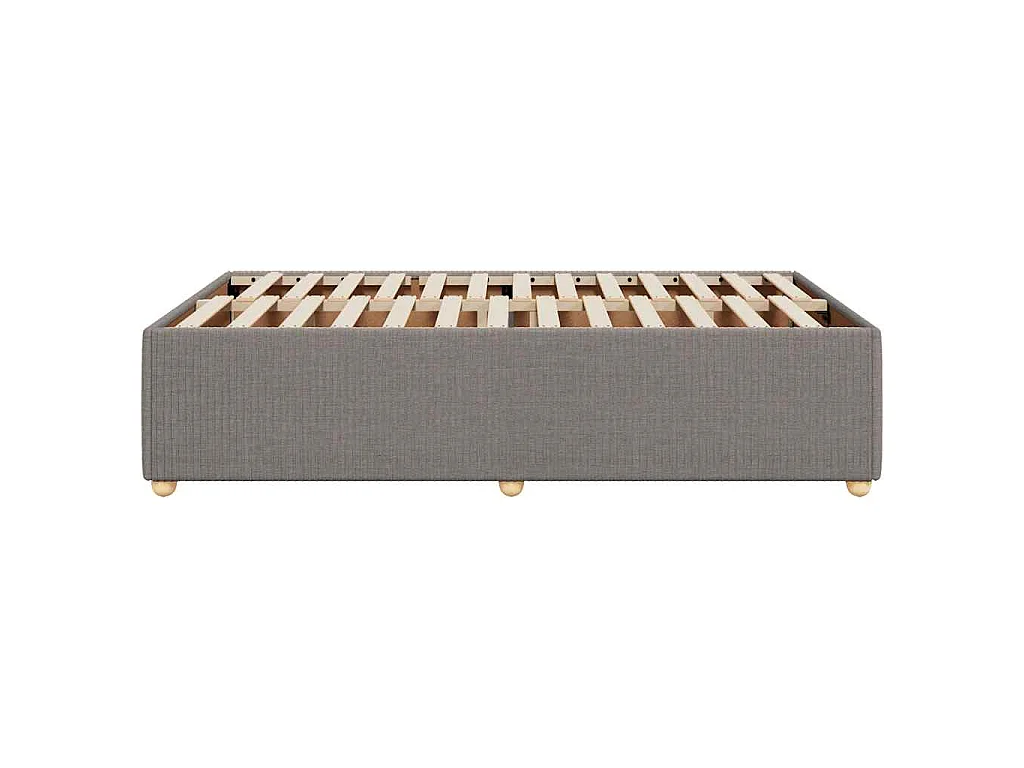 Bedframe zonder matras 120x200 cm stof taupe