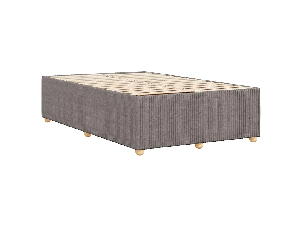 Bedframe zonder matras 120x200 cm stof taupe