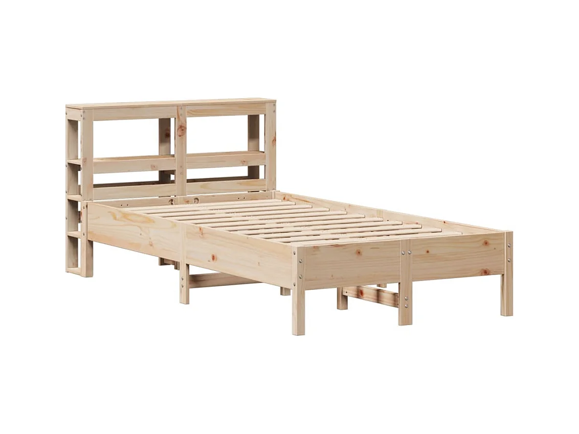 Cadre de lit sans matelas 120x200 cm bois de pin massif