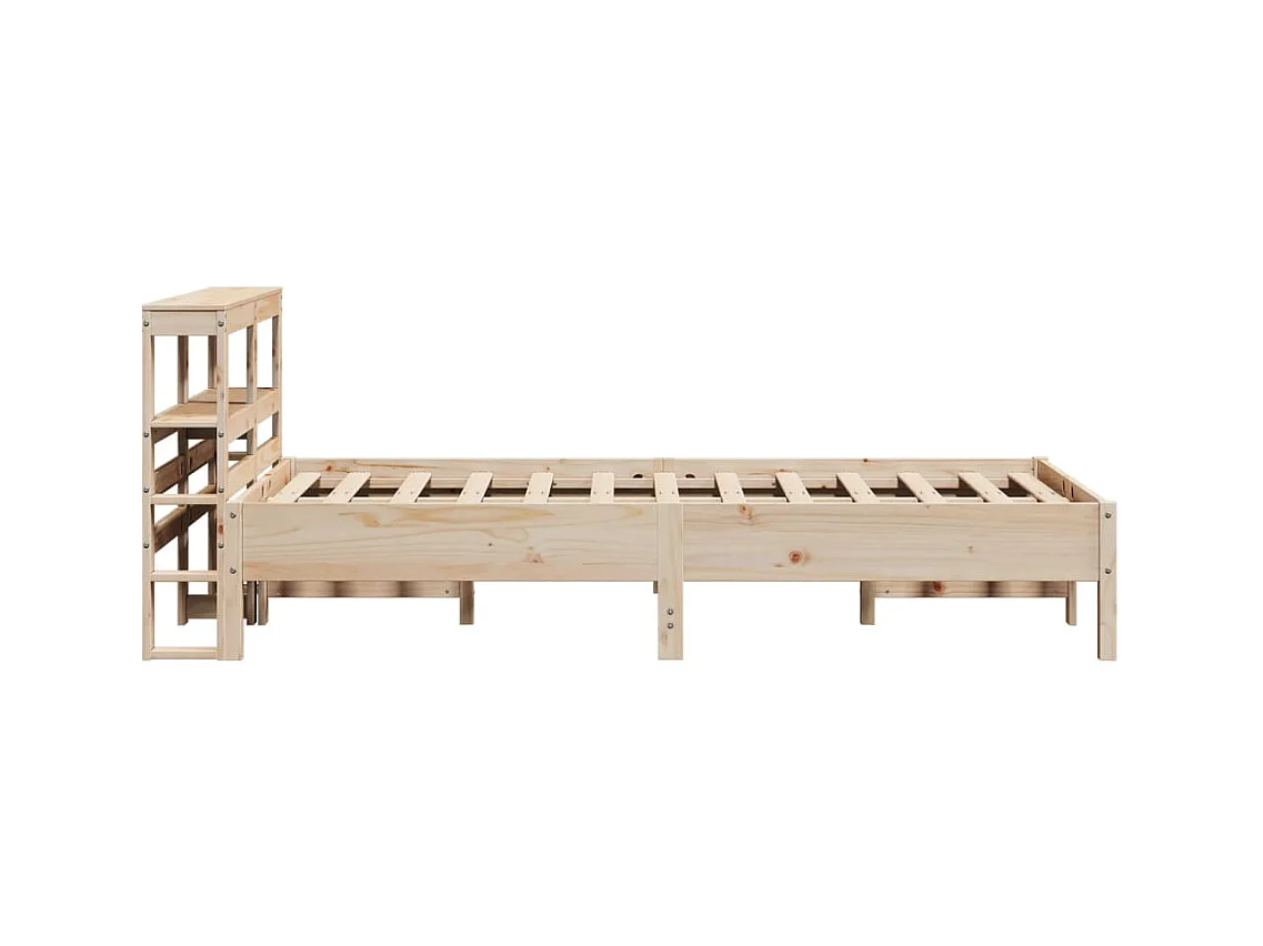 Cadre de lit sans matelas 120x200 cm bois de pin massif