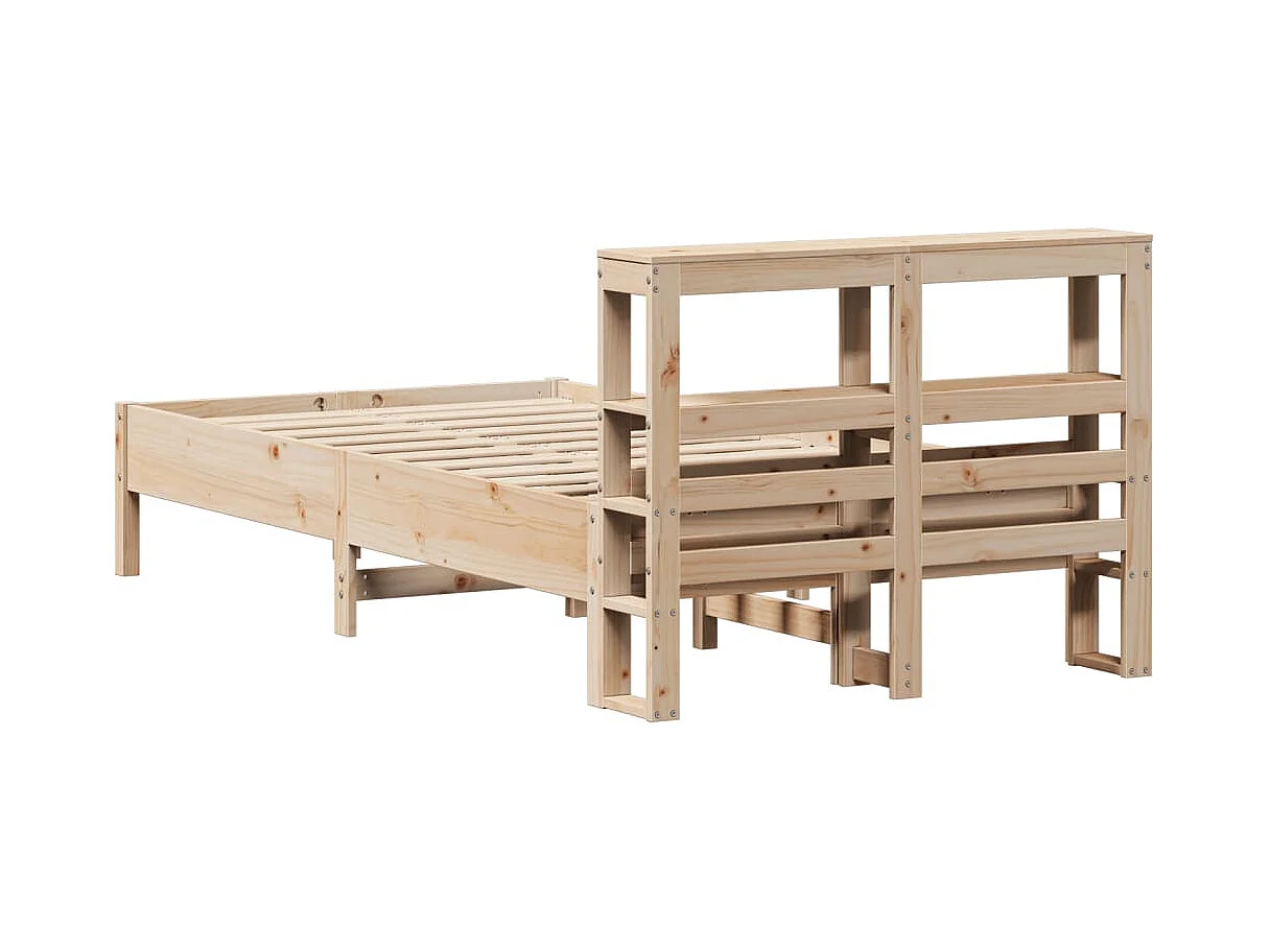 Bedframe zonder matras massief grenenhout 120x200 cm