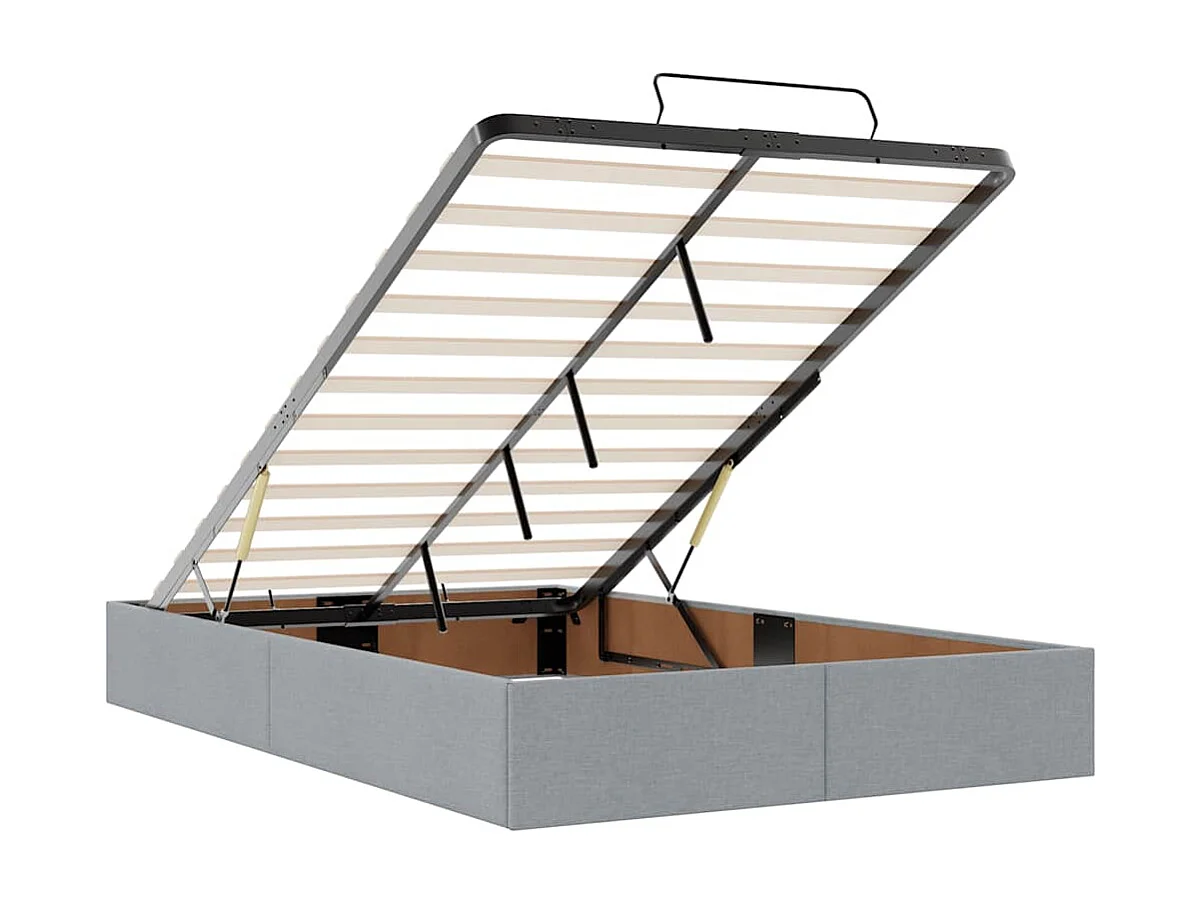 Struttura Letto Pouf senza Materasso 120x200 cm in Tessuto