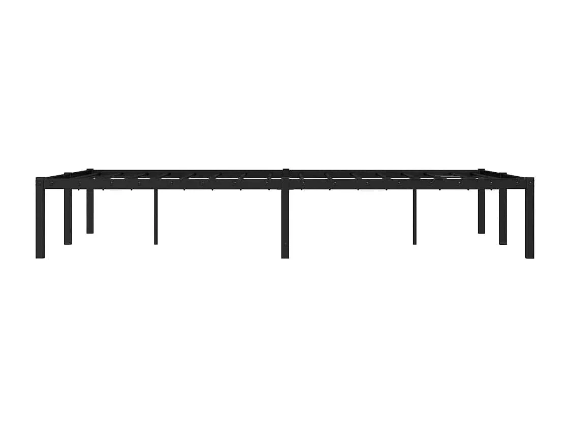 Estrutura de cama 120x190 cm metal preto