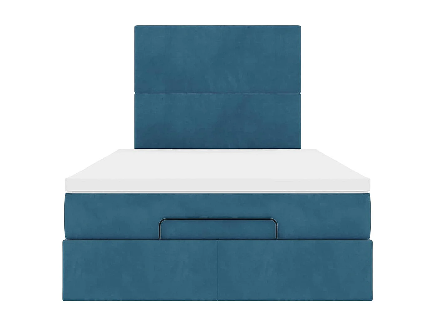 Ottoman bed met matrassen en LED's 120x190cm fluweel