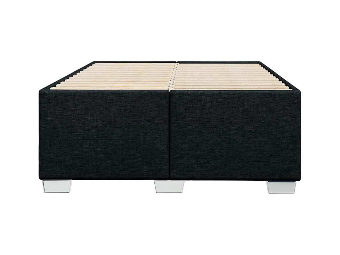 Bedframe zonder matras 120x200 cm stof zwart