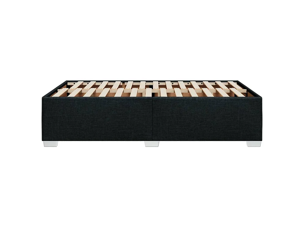 Bedframe zonder matras 120x200 cm stof zwart