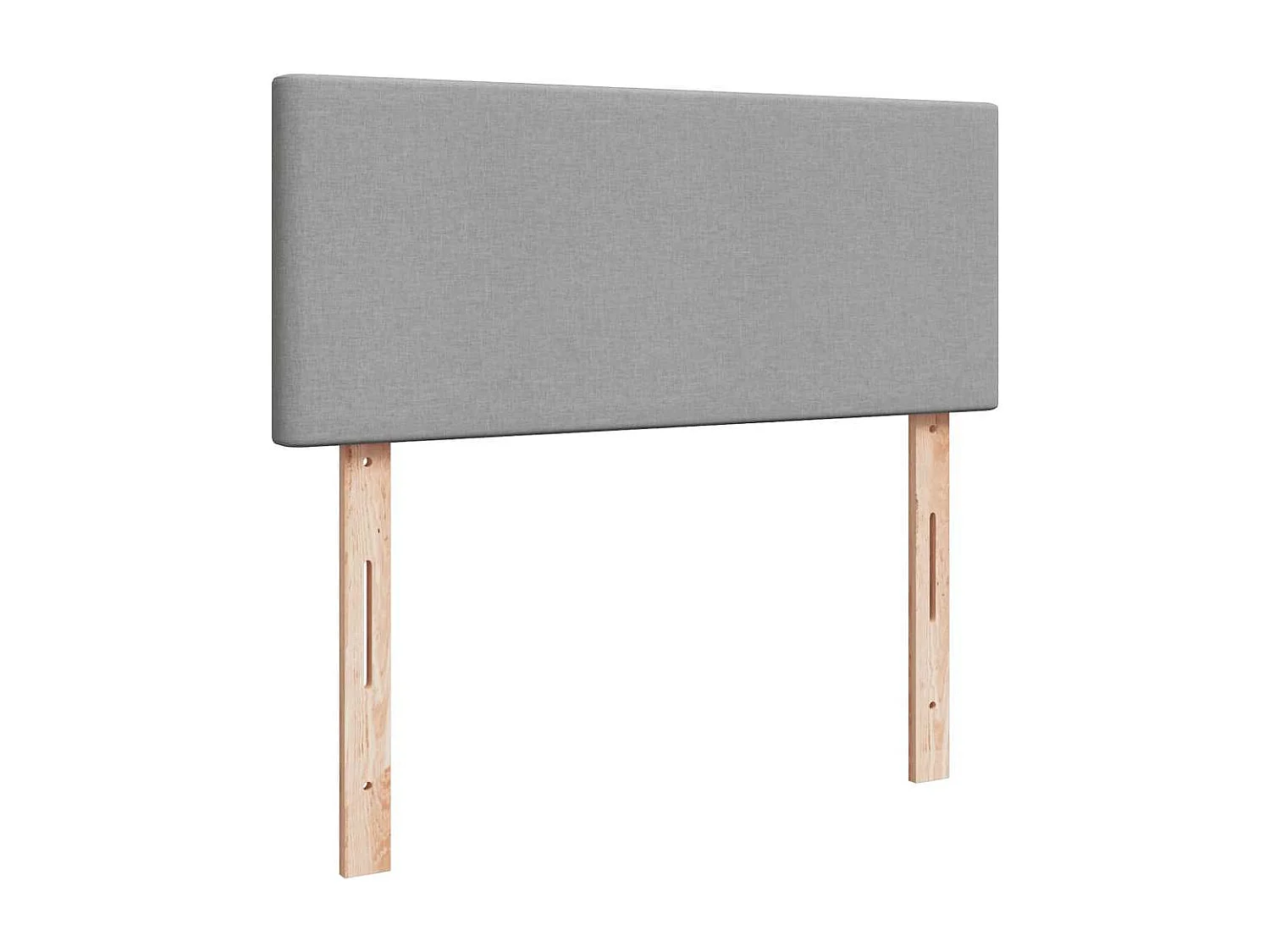 Ottoman-Bett mit Matratze & LEDs Hellgrau 120x200 cm Stoff