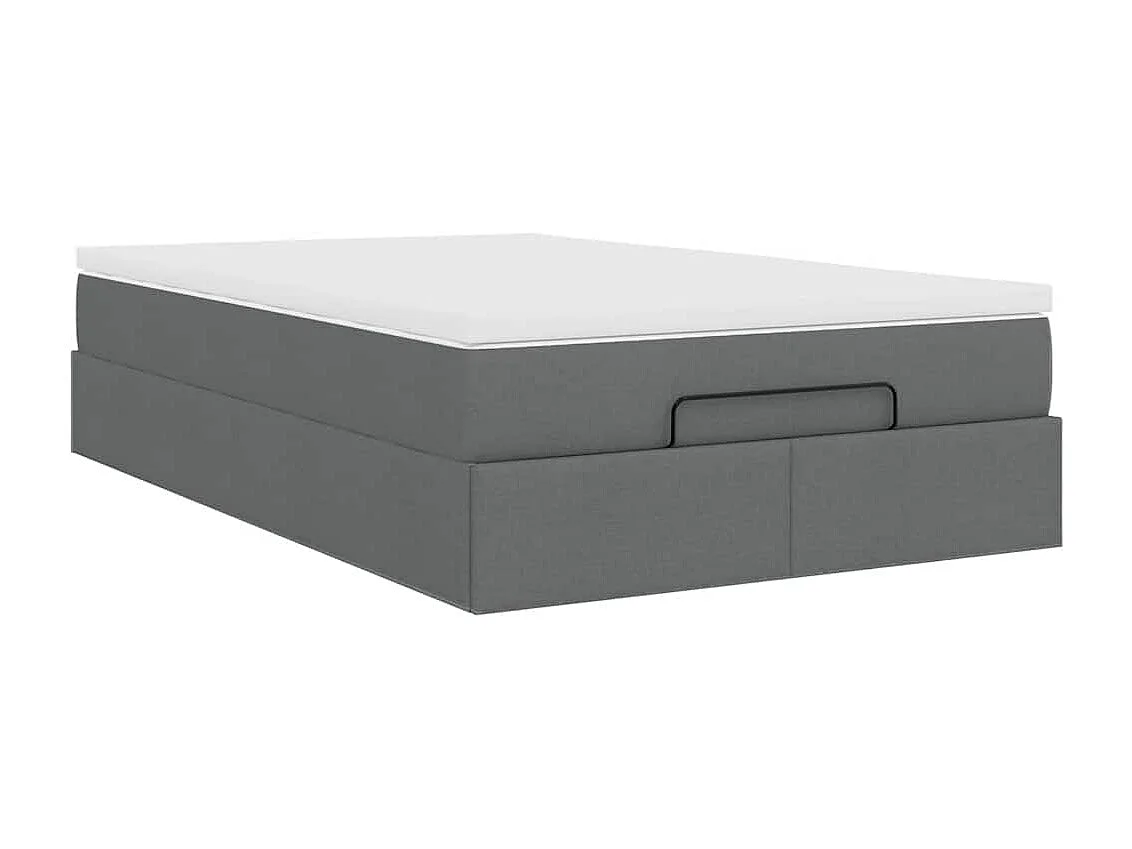Struttura Letto Pouf con Materasso 80x200 cm in Tessuto