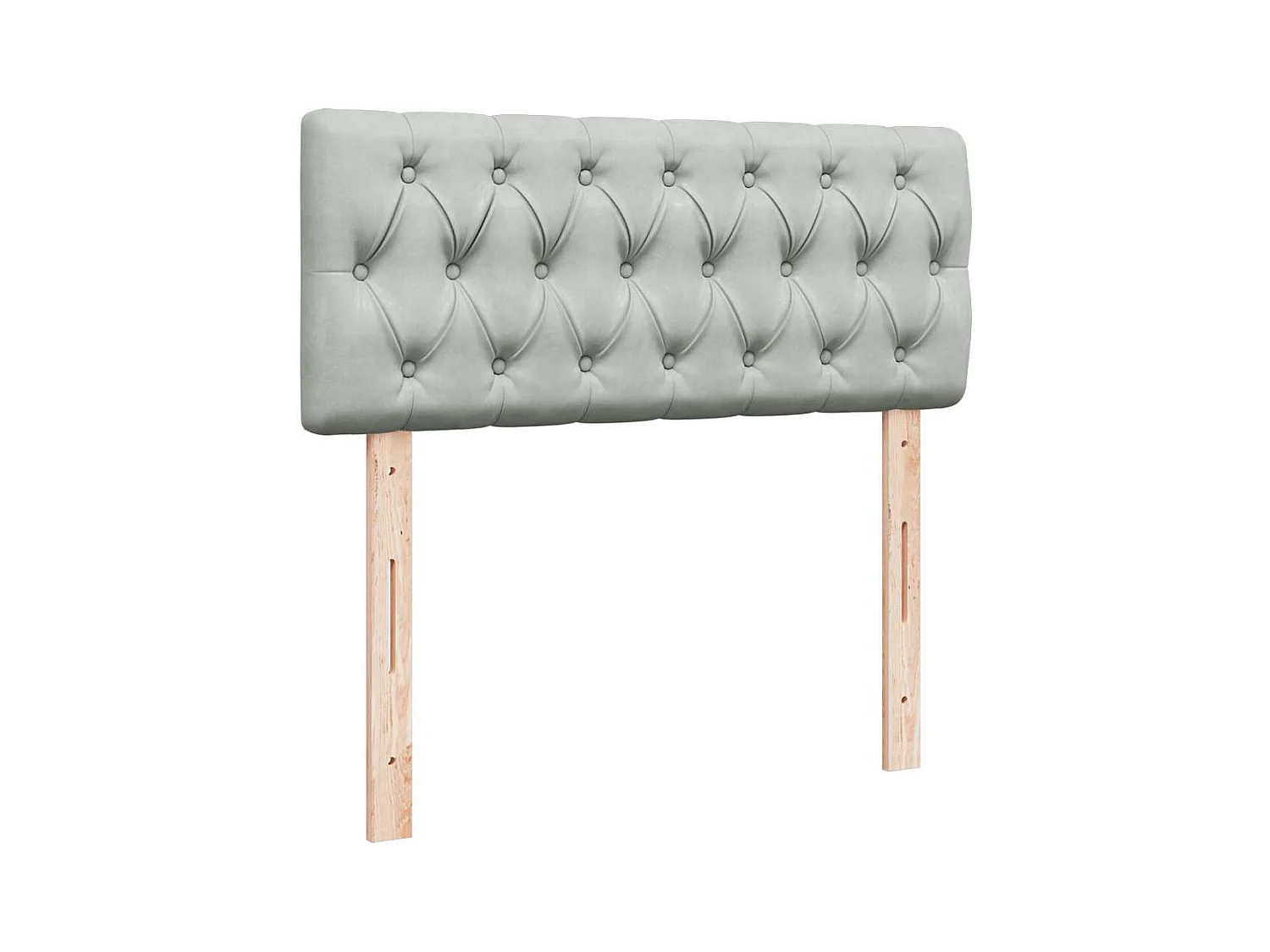 Cama boxspring com colchão 120x190 cm veludo cinzento-claro