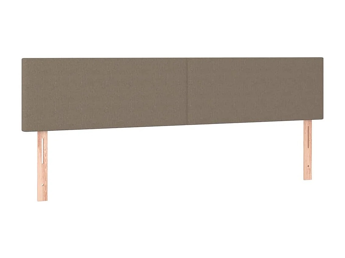 Boxspringbett mit Matratze Taupe 120x190 cm Stoff
