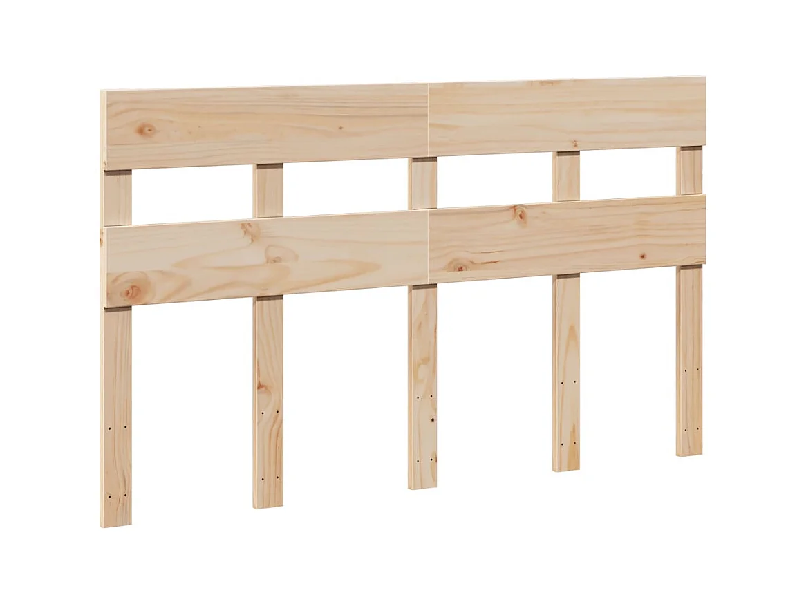 Cadre de lit sans matelas 120x190 cm bois de pin massif