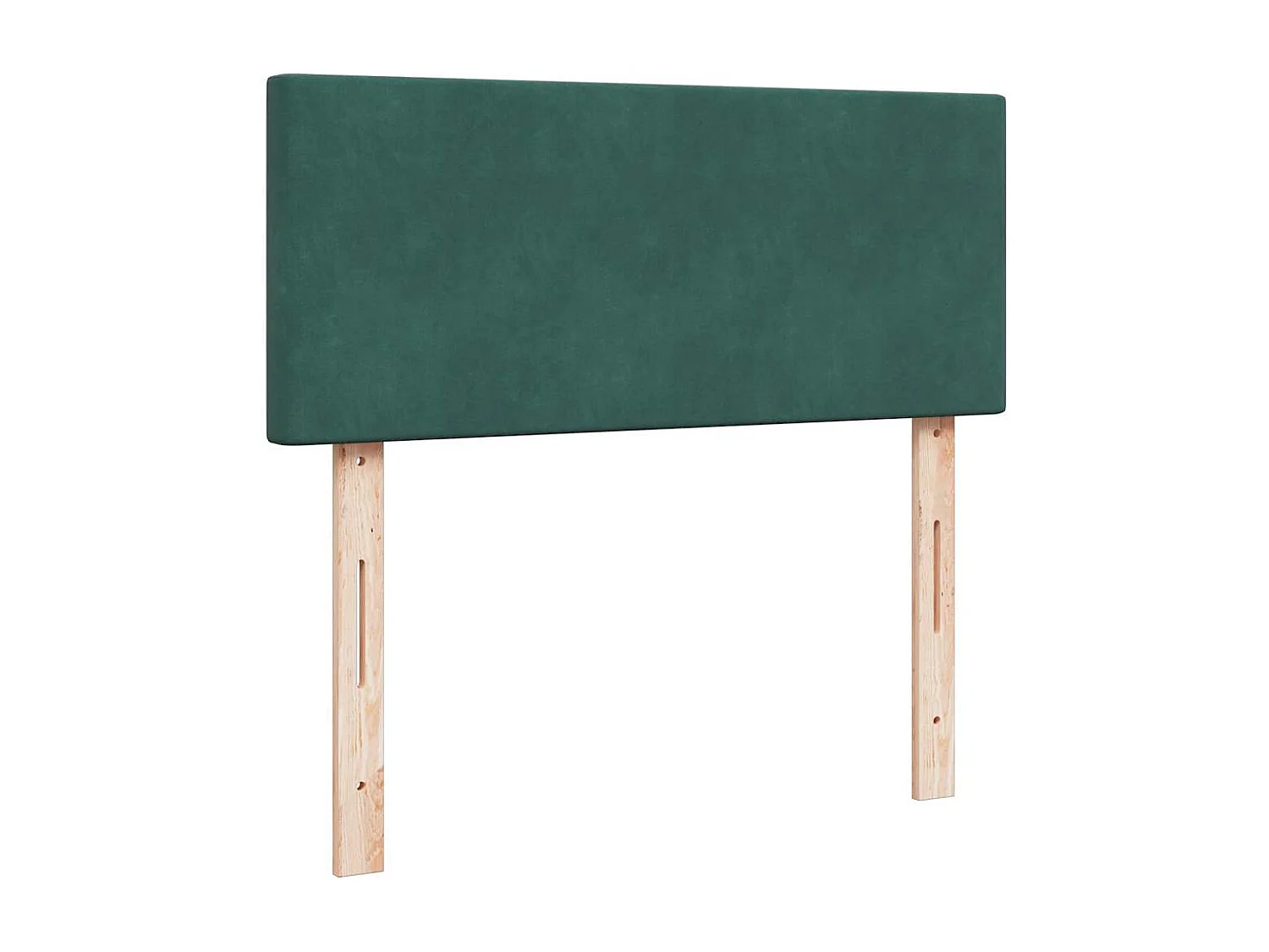 Cama boxspring com colchão 120x190 cm veludo verde-escuro