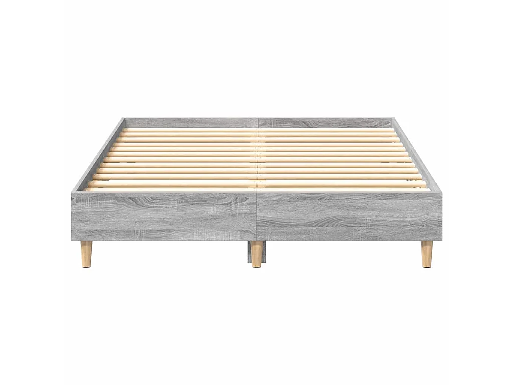 Bedframe Grijs Sonoma 193 x 123 x 25 cm Bewerkt hout