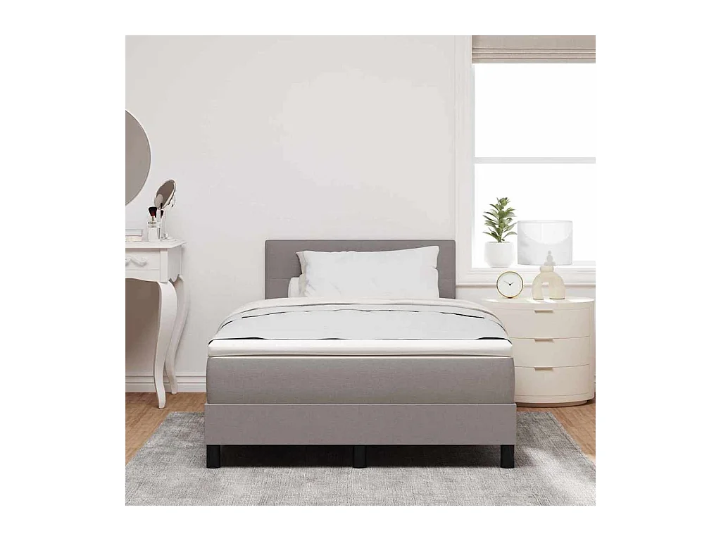 Letto a molle con materasso Talpa 120 x 190 cm Tessuto