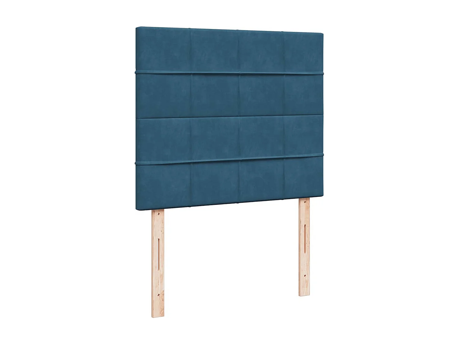 Boxspringbett mit Matratze & LED Dunkelblau 120x190 cm Samt