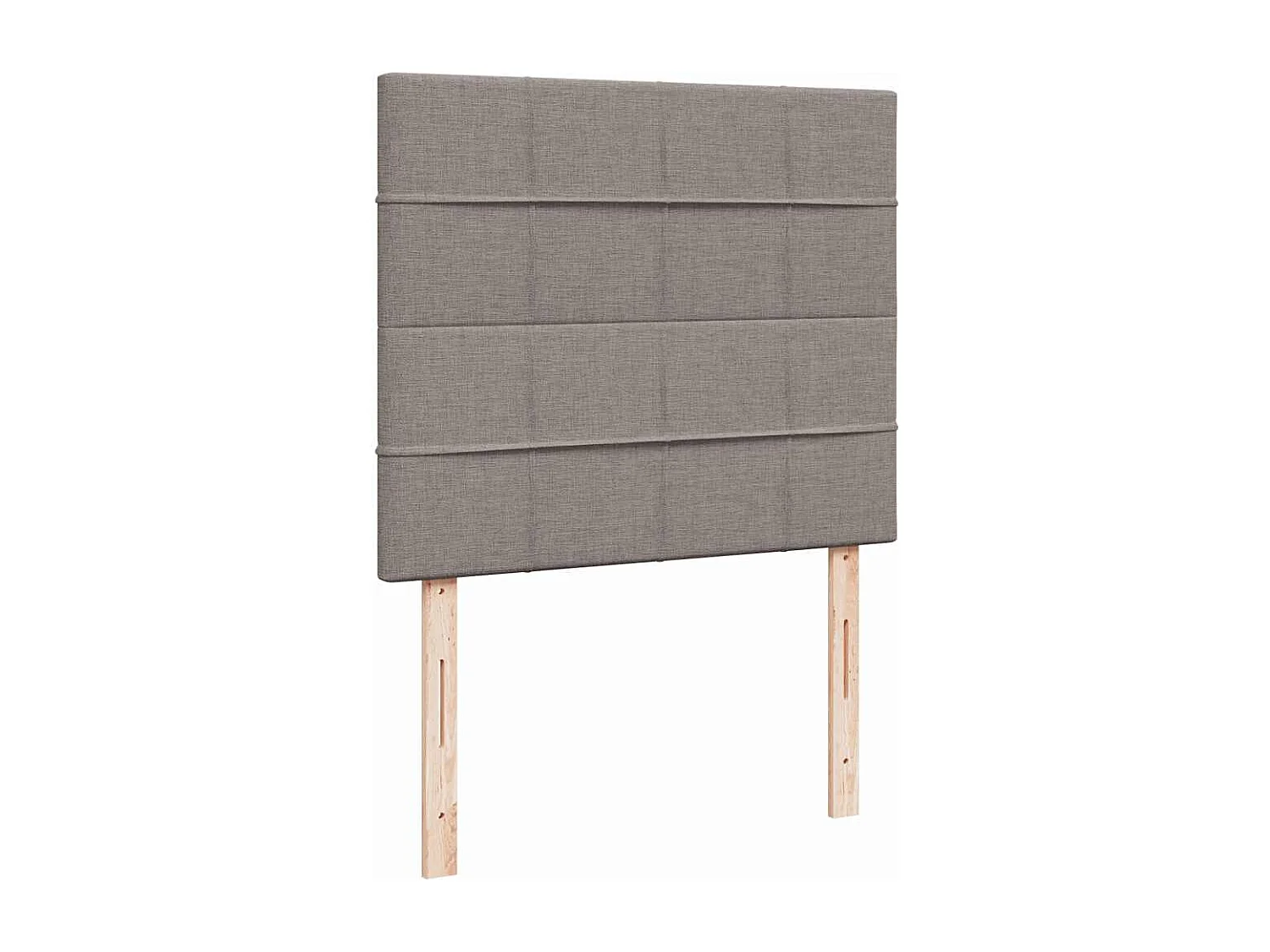 Sommier à lattes de lit avec matelas taupe 120x190 cm tissu