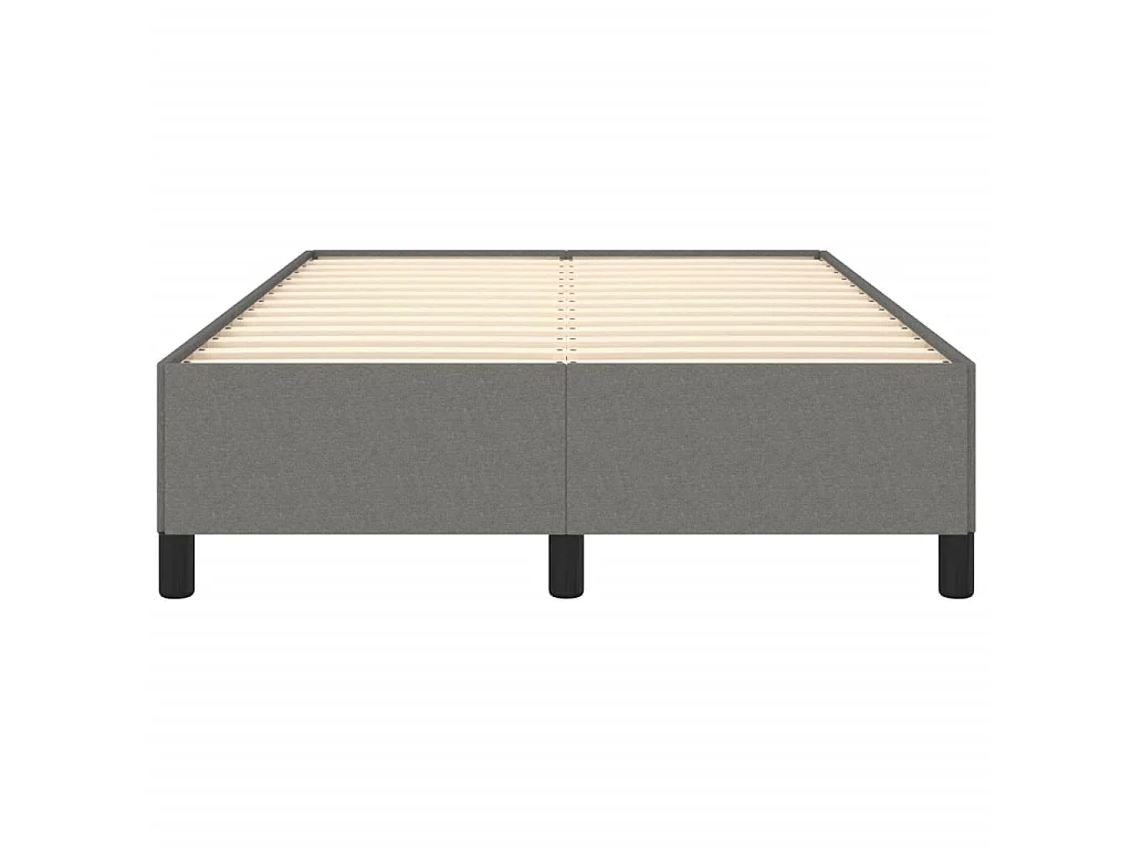 Bedframe zonder matras 120x200 cm stof donkergrijs