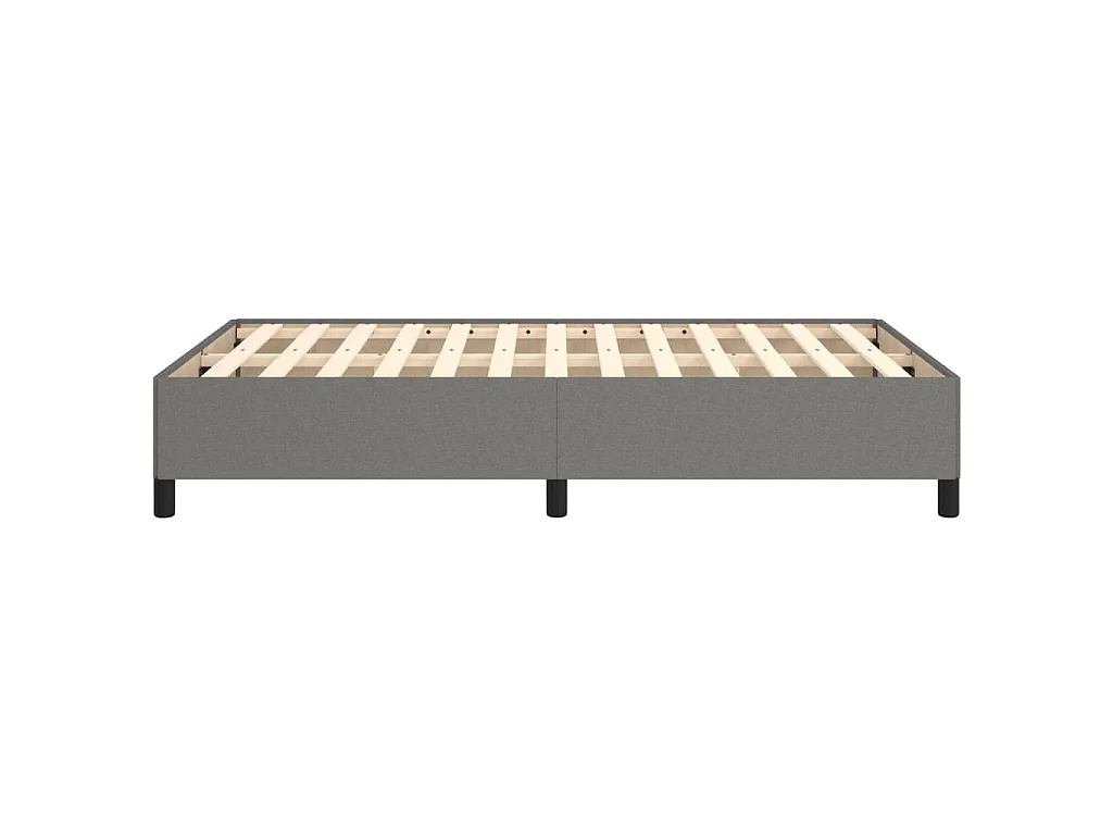 Bedframe zonder matras 120x200 cm stof donkergrijs
