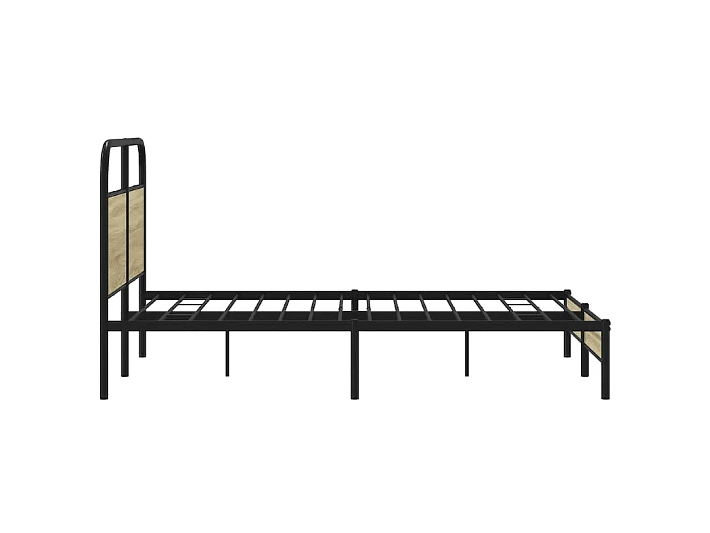 Cadre de lit sans matelas 120x200 cm chêne sonoma