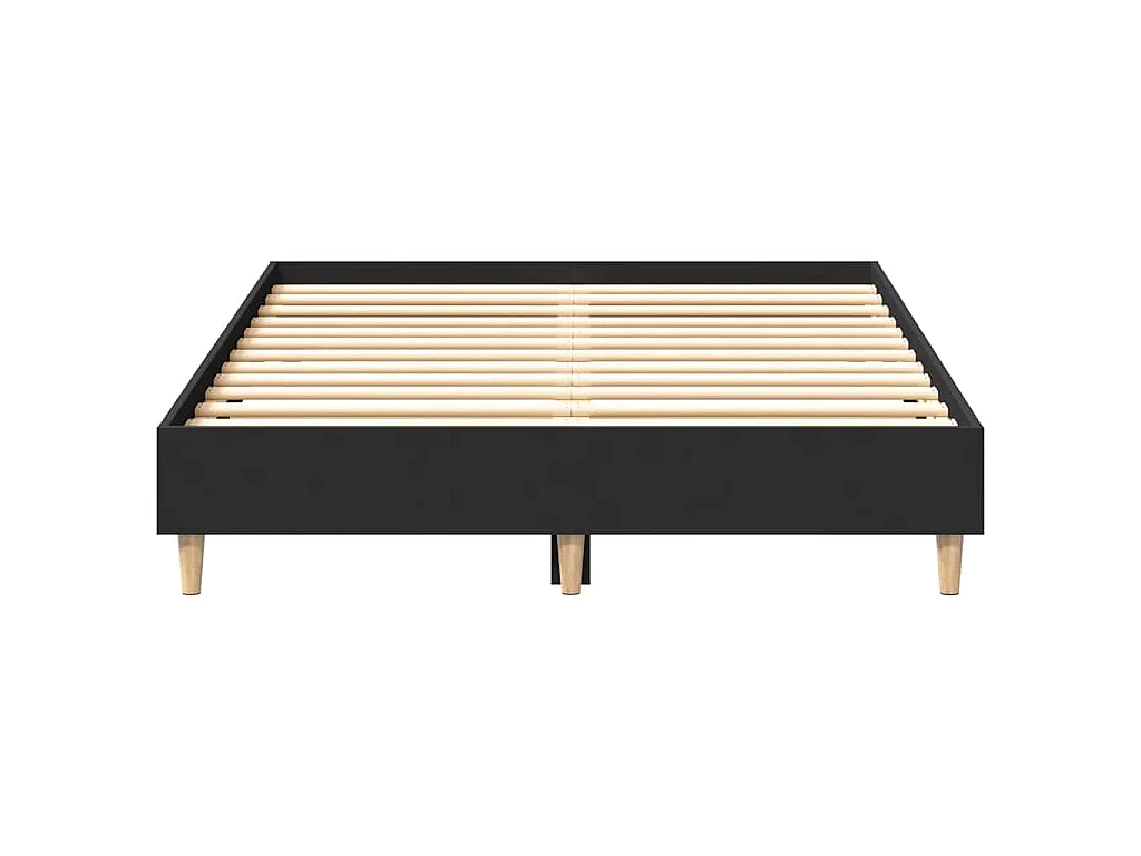 Bettgestell ohne Matratze Schwarz 120x190 cm Holzwerkstoff