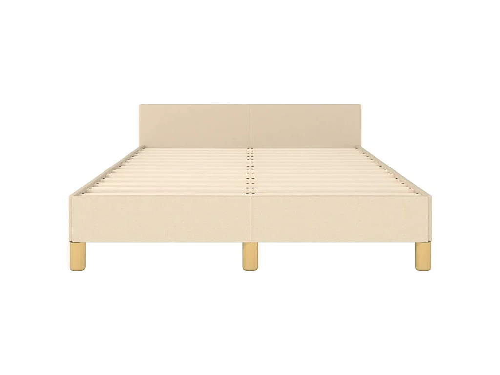 Giroletto senza Materasso Crema 120x190cm in Tessuto