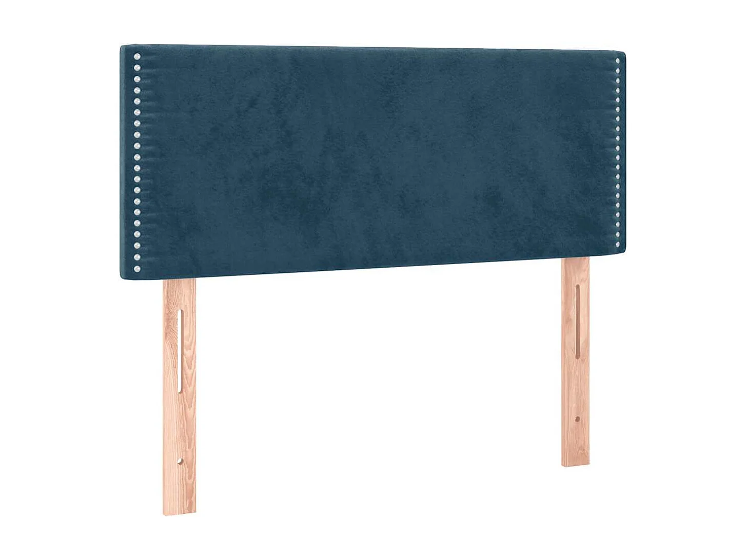 Sommier à lattes de lit avec matelas LED bleu foncé 120x190 cm