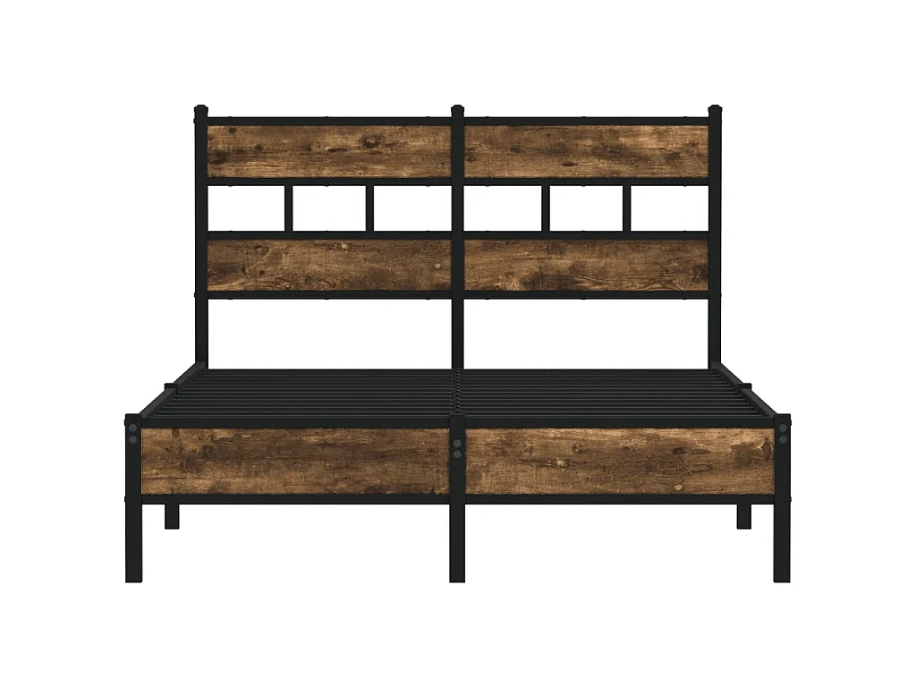 Giroletto senza Materasso con Testiera Rovere Sonoma 120x200 cm