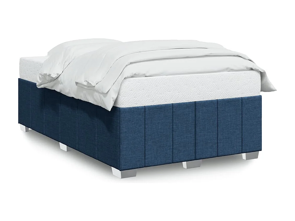 Bedframe zonder matras 120x200 cm stof blauw