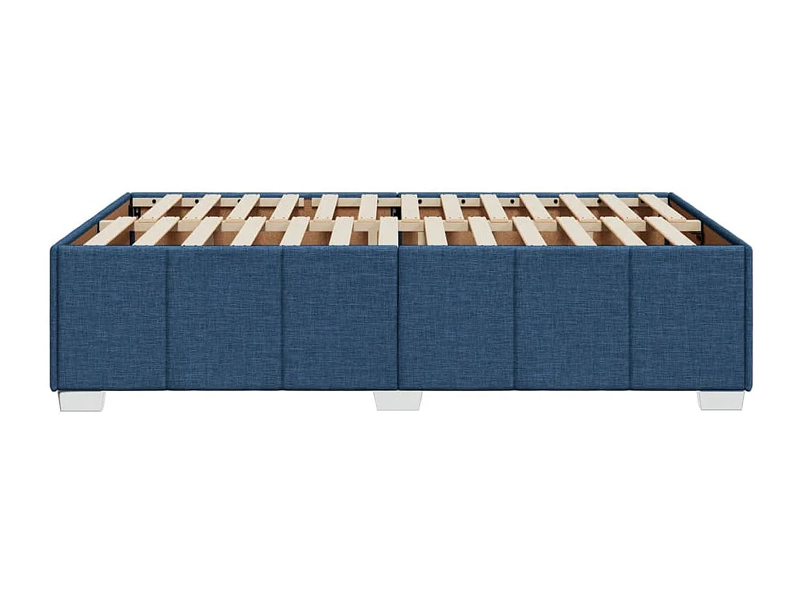 Bedframe zonder matras 120x200 cm stof blauw