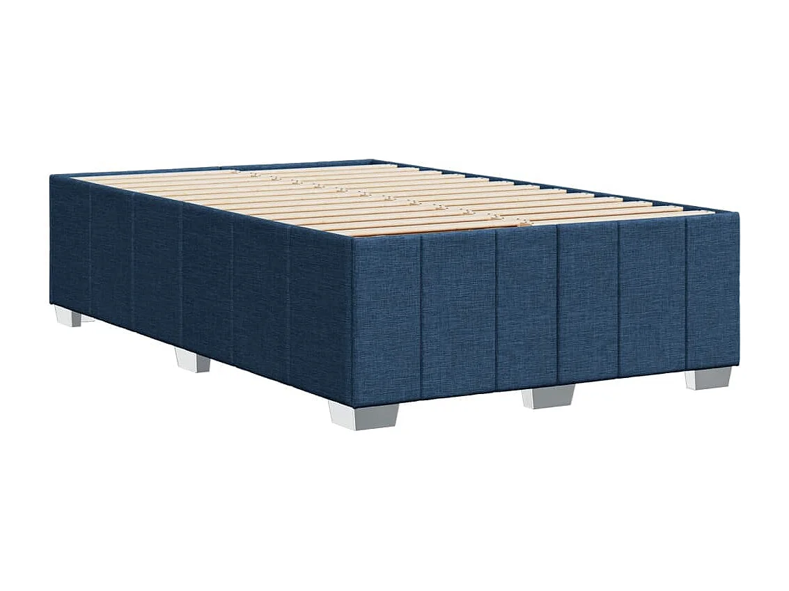 Bedframe zonder matras 120x200 cm stof blauw